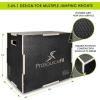 image:imageProsourceFit 3in1 Wood Plyometric Jump Box For Cross Conditioning Agility Vertical Jump Training amp Plyo WorkoutsTextured Grid Surface