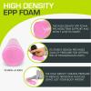 image:imageProsourceFit High Density Foam Rollers 24  inches long Firm Full Body Athletic Massage Tool for Back Stretching Yoga Pilates Post Workout Muscle Recuperation BlackRedPink