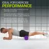 image:imageProsourceFit High Density Foam Rollers 24  inches long Firm Full Body Athletic Massage Tool for Back Stretching Yoga Pilates Post Workout Muscle Recuperation BlackRedPurple