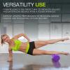 image:imageProsourceFit High Density Foam Rollers 24  inches long Firm Full Body Athletic Massage Tool for Back Stretching Yoga Pilates Post Workout Muscle Recuperation BlackRedPurple