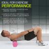 image:imageProsourceFit High Density Foam Rollers 24  inches long Firm Full Body Athletic Massage Tool for Back Stretching Yoga Pilates Post Workout Muscle Recuperation BlackRedPink