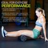 image:imageProsourceFit High Density Foam Rollers 24  inches long Firm Full Body Athletic Massage Tool for Back Stretching Yoga Pilates Post Workout Muscle Recuperation BlackRedBlackBlue