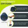 image:imageProsourceFit High Density Foam Rollers 24  inches long Firm Full Body Athletic Massage Tool for Back Stretching Yoga Pilates Post Workout Muscle Recuperation BlackRedBlackBlue