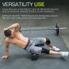 image:imageProsourceFit High Density Foam Rollers 24  inches long Firm Full Body Athletic Massage Tool for Back Stretching Yoga Pilates Post Workout Muscle Recuperation BlackRedBlackBlue