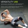 image:imageProsourceFit High Density Foam Rollers 24  inches long Firm Full Body Athletic Massage Tool for Back Stretching Yoga Pilates Post Workout Muscle Recuperation BlackRedBlackRed