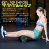 image:imageProsourceFit High Density Foam Rollers 24  inches long Firm Full Body Athletic Massage Tool for Back Stretching Yoga Pilates Post Workout Muscle Recuperation BlackRedBlackGreen