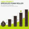 image:imageProsourceFit High Density Foam Rollers 24  inches long Firm Full Body Athletic Massage Tool for Back Stretching Yoga Pilates Post Workout Muscle Recuperation BlackRedBlackOrange