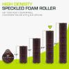 image:imageProsourceFit High Density Foam Rollers 24  inches long Firm Full Body Athletic Massage Tool for Back Stretching Yoga Pilates Post Workout Muscle Recuperation BlackRedBlackRed