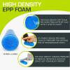 image:imageProsourceFit High Density Foam Rollers 24  inches long Firm Full Body Athletic Massage Tool for Back Stretching Yoga Pilates Post Workout Muscle Recuperation BlackRedBlue