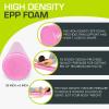 image:imageProsourceFit High Density Foam Rollers 24  inches long Firm Full Body Athletic Massage Tool for Back Stretching Yoga Pilates Post Workout Muscle Recuperation BlackRedPink