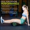 image:imageProsourceFit High Density Foam Rollers 24  inches long Firm Full Body Athletic Massage Tool for Back Stretching Yoga Pilates Post Workout Muscle Recuperation BlackRedBlackGreen