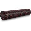 image:imageProsourceFit High Density Foam Rollers 24  inches long Firm Full Body Athletic Massage Tool for Back Stretching Yoga Pilates Post Workout Muscle Recuperation BlackRedBlackRed