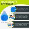 image:imageProsourceFit High Density Foam Rollers 24  inches long Firm Full Body Athletic Massage Tool for Back Stretching Yoga Pilates Post Workout Muscle Recuperation BlackRedBlue