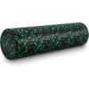image:imageProsourceFit High Density Foam Rollers 24  inches long Firm Full Body Athletic Massage Tool for Back Stretching Yoga Pilates Post Workout Muscle Recuperation BlackRedBlackGreen