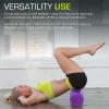 image:imageProsourceFit High Density Foam Rollers 24  inches long Firm Full Body Athletic Massage Tool for Back Stretching Yoga Pilates Post Workout Muscle Recuperation BlackRedPurple