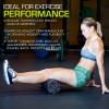image:imageProsourceFit High Density Foam Rollers 24  inches long Firm Full Body Athletic Massage Tool for Back Stretching Yoga Pilates Post Workout Muscle Recuperation BlackRedBlackBlue