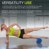 image:imageProsourceFit High Density Foam Rollers 24  inches long Firm Full Body Athletic Massage Tool for Back Stretching Yoga Pilates Post Workout Muscle Recuperation BlackRedBlue