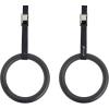image:imageProsourceFit Fitness Gymnastics Rings with Straps for Total Body Conditioning at HomeBlack  Lexan
