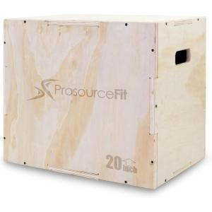 image:imageProsourceFit 3in1 Wood Plyometric Jump Box For Cross Conditioning Agility Vertical Jump Training amp Plyo WorkoutsSmooth Sanded Finish