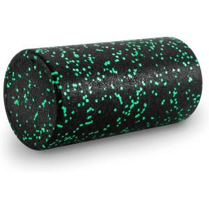 image:imageProsourceFit High Density Foam Rollers 24  inches long Firm Full Body Athletic Massage Tool for Back Stretching Yoga Pilates Post Workout Muscle Recuperation BlackRedBlackGreen