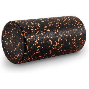 image:imageProsourceFit High Density Foam Rollers 24  inches long Firm Full Body Athletic Massage Tool for Back Stretching Yoga Pilates Post Workout Muscle Recuperation BlackRedBlackOrange