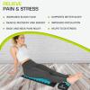 image:imageProsourceFit Acupressure Mat and Pillow Set for BackNeck Pain Relief and Muscle RelaxationBlackAqua