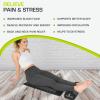 image:imageProsourceFit Acupressure Mat and Pillow Set for BackNeck Pain Relief and Muscle RelaxationBlackBlack