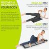image:imageProsourceFit Acupressure Mat and Pillow Set for BackNeck Pain Relief and Muscle RelaxationBlackBlack