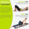 image:imageProsourceFit Acupressure Mat and Pillow Set for BackNeck Pain Relief and Muscle RelaxationBlackWhite
