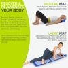 image:imageProsourceFit Acupressure Mat and Pillow Set for BackNeck Pain Relief and Muscle RelaxationBlueWhite