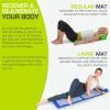 image:imageProsourceFit Acupressure Mat and Pillow Set for BackNeck Pain Relief and Muscle RelaxationGreenWhite