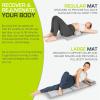 image:imageProsourceFit Acupressure Mat and Pillow Set for BackNeck Pain Relief and Muscle RelaxationGreyGrey