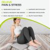 image:imageProsourceFit Acupressure Mat and Pillow Set for BackNeck Pain Relief and Muscle RelaxationGreyGrey