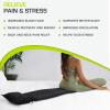 image:imageProsourceFit Ki Acupressure Mat and Pillow Set with 100 Natural Linen for BackNeck Pain Relief and Muscle RelaxationBlack Pearl