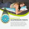 image:imageProsourceFit Ki Acupressure Mat and Pillow Set with 100 Natural Linen for BackNeck Pain Relief and Muscle RelaxationNatural Aqua