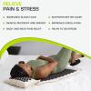 image:imageProsourceFit Ki Acupressure Mat and Pillow Set with 100 Natural Linen for BackNeck Pain Relief and Muscle RelaxationOnyx Gold