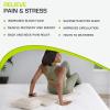 image:imageProsourceFit Ki Acupressure Mat and Pillow Set with 100 Natural Linen for BackNeck Pain Relief and Muscle RelaxationSand Dunes