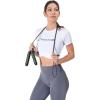 image:imageProsourceFit Speed Jump Rope up to 8 Foot Adjustable Length for Men and Women Foam Handles Ultra Light Rope for Boxing Jumping Exercises and Cardio WorkoutGreen