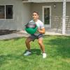 image:imageProSource Soft Medicine Balls for CrossFit Wall Ball and Full Body Dynamic Exercises ColorCoded Weights 6 8 10 14 20 25 lbGreen 10 LB