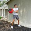image:imageProSource Soft Medicine Balls for CrossFit Wall Ball and Full Body Dynamic Exercises ColorCoded Weights 6 8 10 14 20 25 lbRed 6 LB