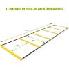 image:imageProsourceFit Raised Speed amp Agility Ladder with 6 Collapsible Hurdles for Footwork Football amp Soccer Elevated Training Workout Equipment