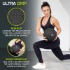 image:imageProsourceFit Slam Medicine Balls 5 10 15 20 25 30 50lbs Smooth and Tread Textured Grip Dead Weight Balls for Strength and Conditioning Exercises Cardio and Core WorkoutsTread  Black