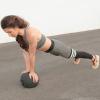 image:imageProsourceFit Slam Medicine Balls 5 10 15 20 25 30 50lbs Smooth and Tread Textured Grip Dead Weight Balls for Strength and Conditioning Exercises Cardio and Core WorkoutsTread  Black
