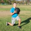 image:imageProsourceFit Slam Medicine Balls 5 10 15 20 25 30 50lbs Smooth and Tread Textured Grip Dead Weight Balls for Strength and Conditioning Exercises Cardio and Core WorkoutsTread  Black