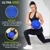 image:imageProsourceFit Slam Medicine Balls 5 10 15 20 25 30 50lbs Smooth and Tread Textured Grip Dead Weight Balls for Strength and Conditioning Exercises Cardio and Core WorkoutsBlue