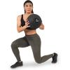 image:imageProsourceFit Slam Medicine Balls 5 10 15 20 25 30 50lbs Smooth and Tread Textured Grip Dead Weight Balls for Strength and Conditioning Exercises Cardio and Core WorkoutsTread  Black