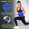 image:imageProsourceFit Slam Medicine Balls 5 10 15 20 25 30 50lbs Smooth and Tread Textured Grip Dead Weight Balls for Strength and Conditioning Exercises Cardio and Core WorkoutsBlue