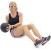 image:imageProsourceFit Slam Medicine Balls 5 10 15 20 25 30 50lbs Smooth and Tread Textured Grip Dead Weight Balls for Strength and Conditioning Exercises Cardio and Core WorkoutsClassic  Black