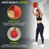 image:imageProsourceFit Slam Medicine Balls 5 10 15 20 25 30 50lbs Smooth and Tread Textured Grip Dead Weight Balls for Strength and Conditioning Exercises Cardio and Core WorkoutsRed