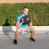 image:imageProsourceFit Slam Medicine Balls 5 10 15 20 25 30 50lbs Smooth and Tread Textured Grip Dead Weight Balls for Strength and Conditioning Exercises Cardio and Core WorkoutsTread  Black